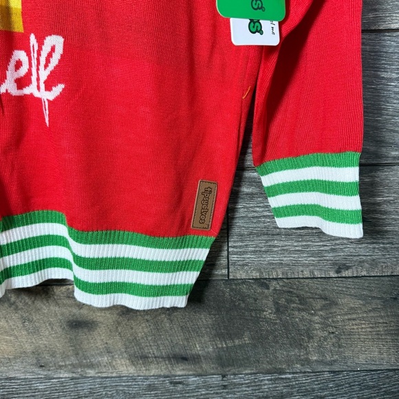 Tipsy Elves Go Elf Yourself Christmas Sweater Fun Whimsical Brand New Size XL - Picture 4 of 9